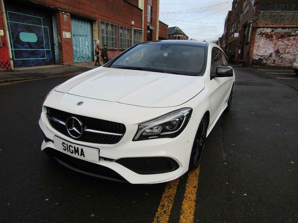 Mercedes-Benz CLA Class 2.0 Cla220 Amg Line Night Edition Plus Shooting White #3