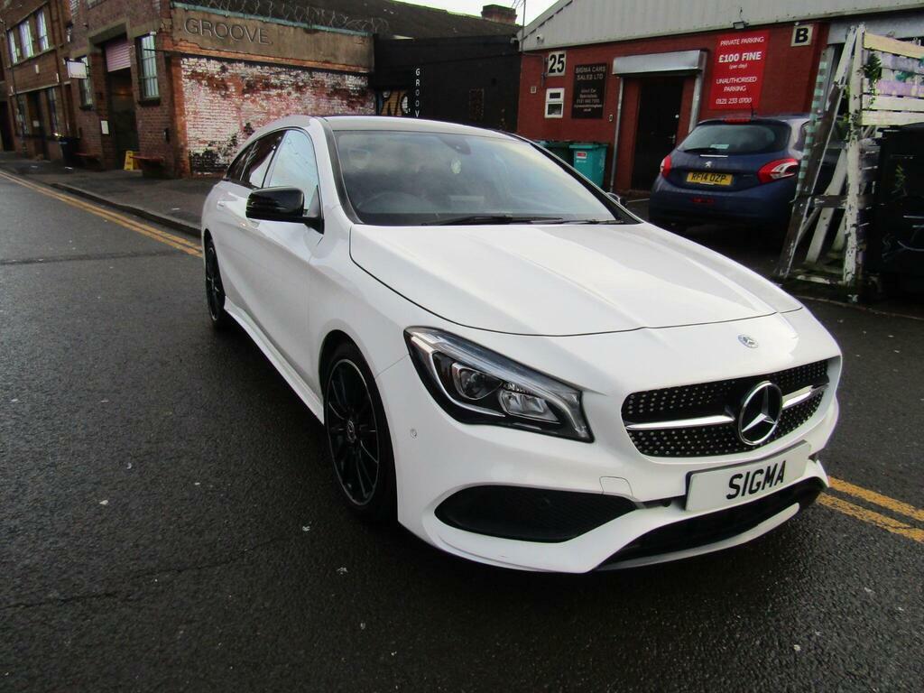 Mercedes-Benz CLA Class 2.0 Cla220 Amg Line Night Edition Plus Shooting White