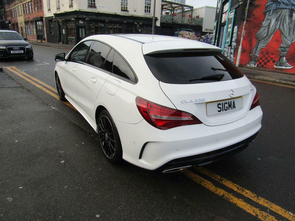Mercedes-Benz CLA Class 2.0 Cla220 Amg Line Night Edition Plus Shooting White #4