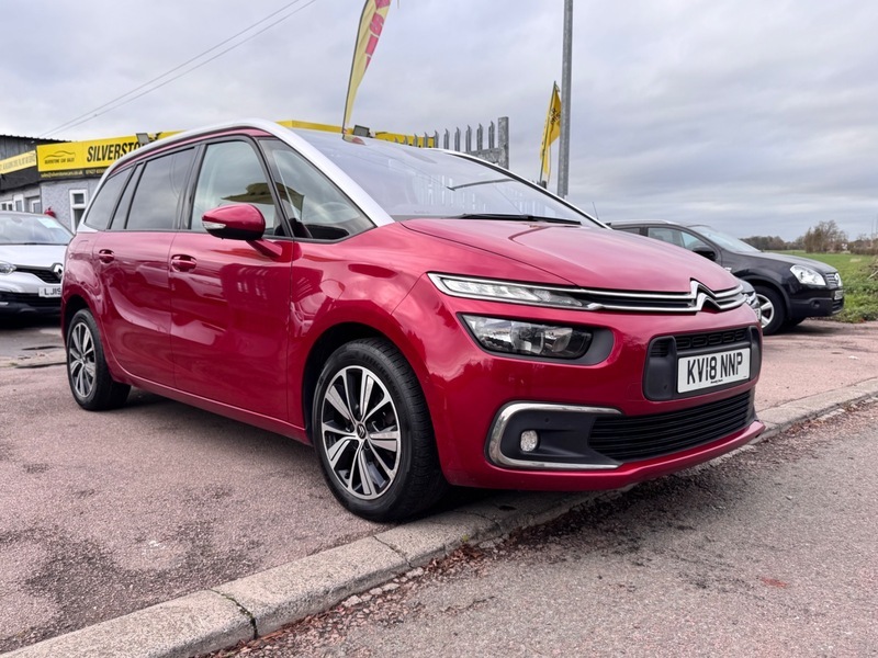 Citroen Grand C4 Picasso Grand Bluehdi Feel S KV18NNP Red #4