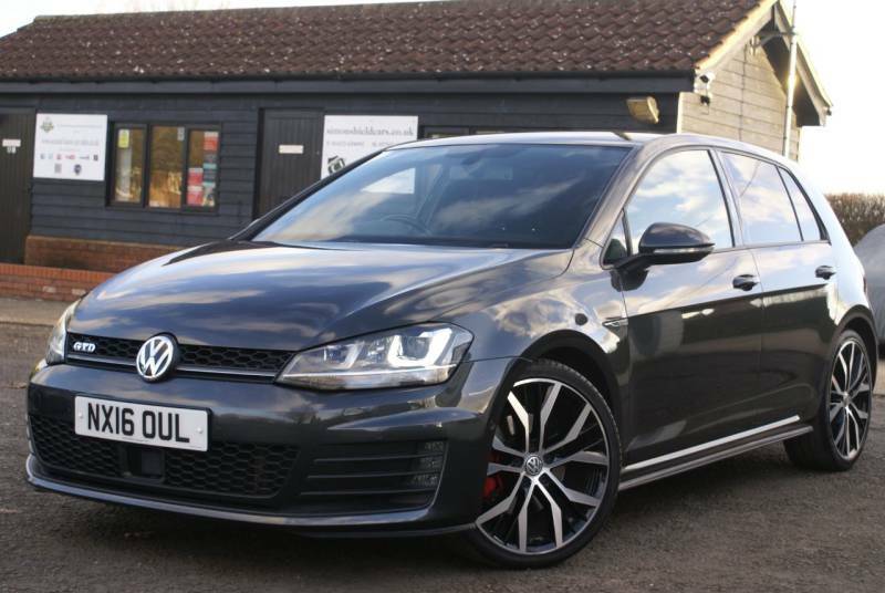 Volkswagen Golf 2.0 Tdi Gtd Dsg - 2016 16 NX16OUL Black #2
