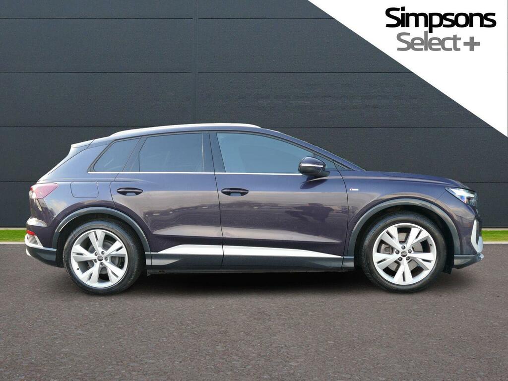 Audi Q4 E Tron 220Kw 50 Quattro 82Kwh S Line 299 Ps YG71XHR Purple #3