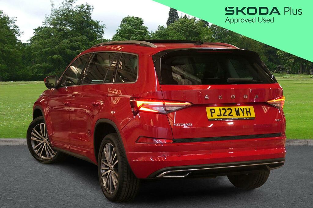 Skoda Kodiaq 2.0 Tdi Laurin Klement 4X4 Dsg 7 Seat 150 PJ22WYH Red #4