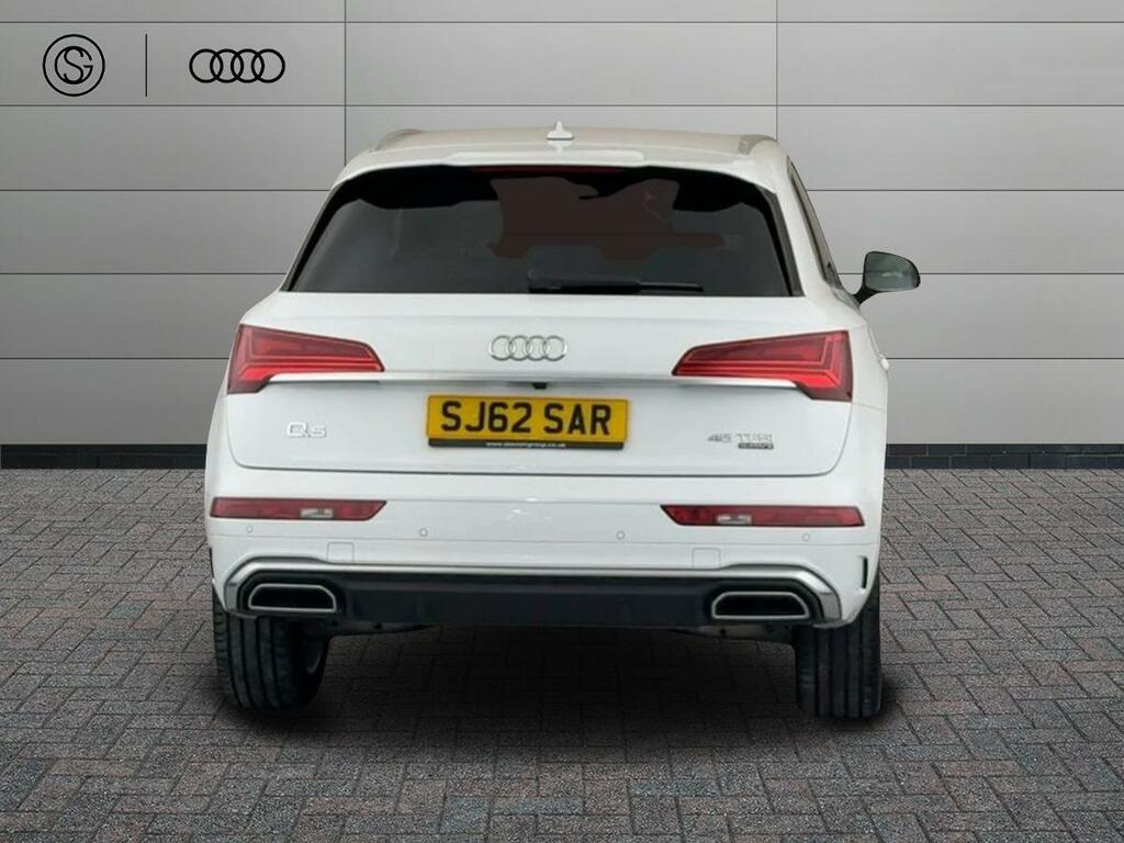 Audi Q5 2.0 Tfsi 45 S Line S Tronic Quattro Euro 6 Ss 5 White #6
