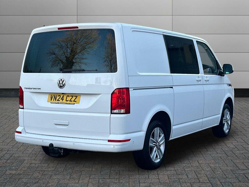 Volkswagen Transporter 2.0 Tdi T32 Highline Kombi Dsg Fwd Swb Euro 6 Ss VN24CZZ White #4