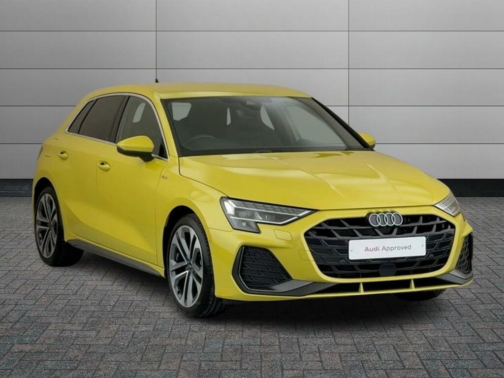 Audi A3 1.5 Tfsi 35 S Line Sportback S Tronic Euro 6 Ss Yellow
