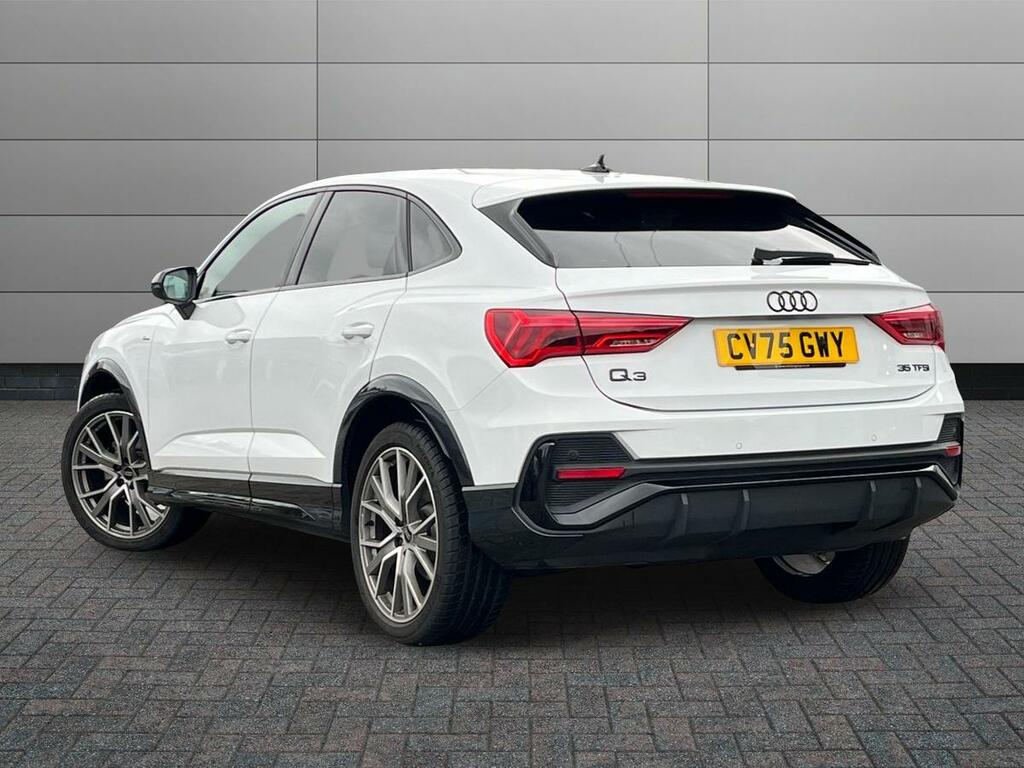 Audi Q3 1.5 Tfsi Cod 35 Black Edition Sportback S Tronic E CV75GWY White #2