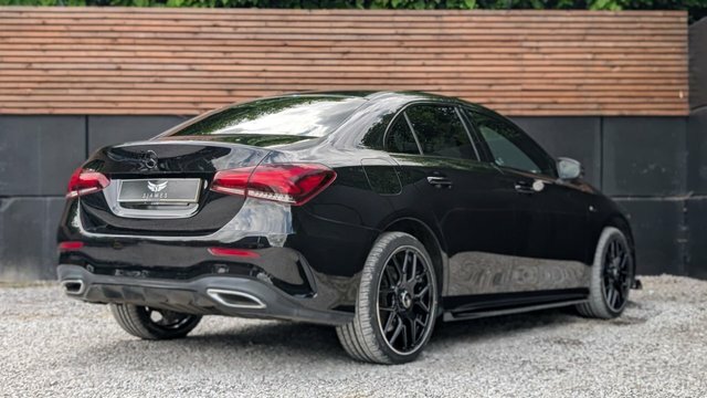 Mercedes-Benz A Class 2022 1.3 A200 Amg Line Edition Executive Saloon LM22GWA Black #5