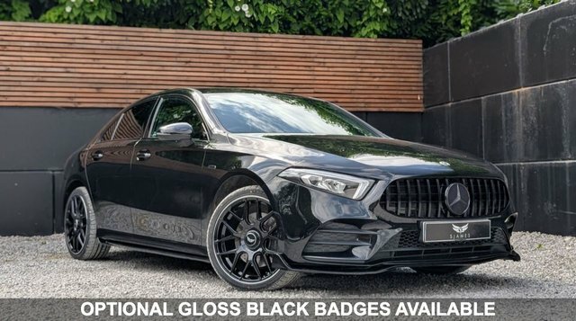 Mercedes-Benz A Class 2022 1.3 A200 Amg Line Edition Executive Saloon LM22GWA Black #2