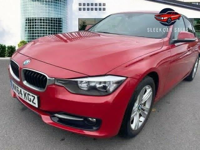 BMW 3 Series 2.0 316D Sport Saloon 2014 WK64KGZ Red #6