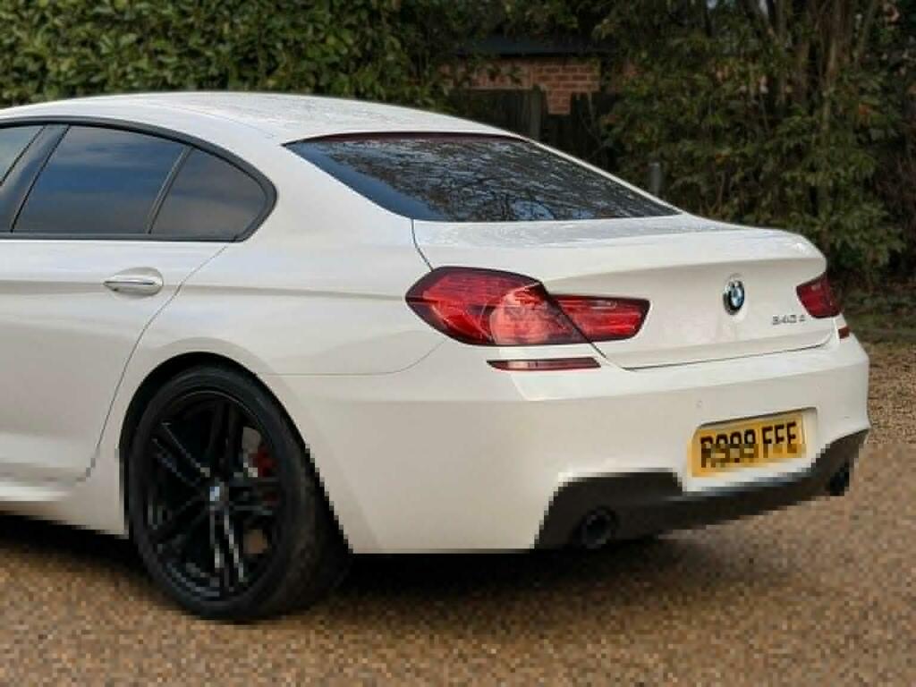 BMW 6 Series Gran Coupe Saloon 3.0 640D M Sport Euro 6 Ss 201 R999FFE White #5