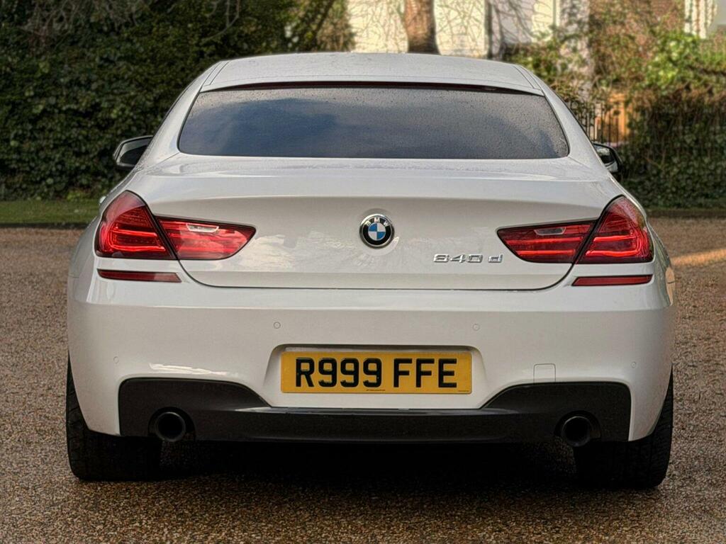 BMW 6 Series Gran Coupe Saloon 3.0 640D M Sport Euro 6 Ss 201 R999FFE White #3