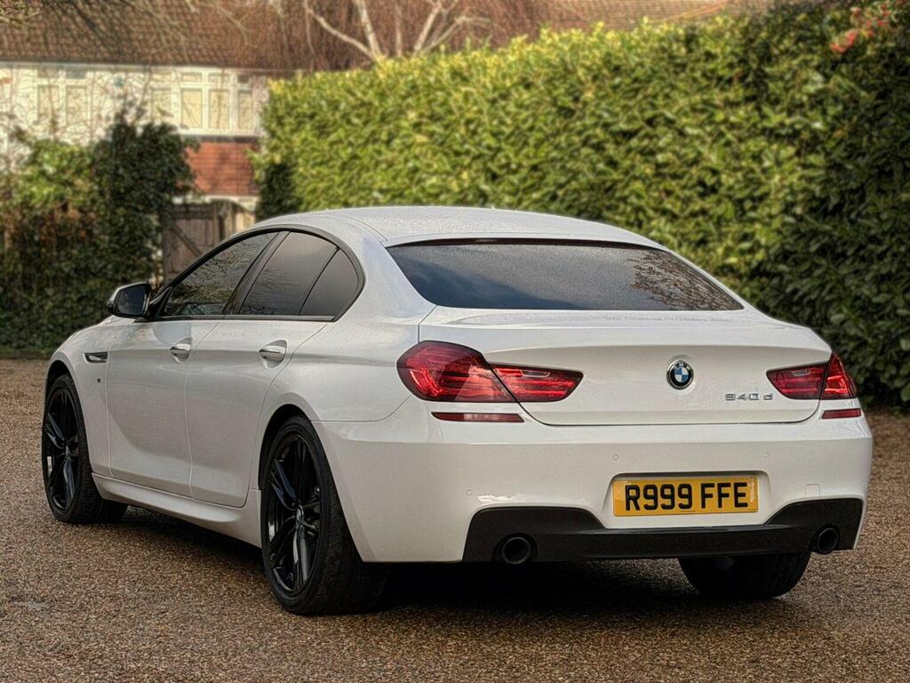 BMW 6 Series Gran Coupe Saloon 3.0 640D M Sport Euro 6 Ss 201 R999FFE White #2