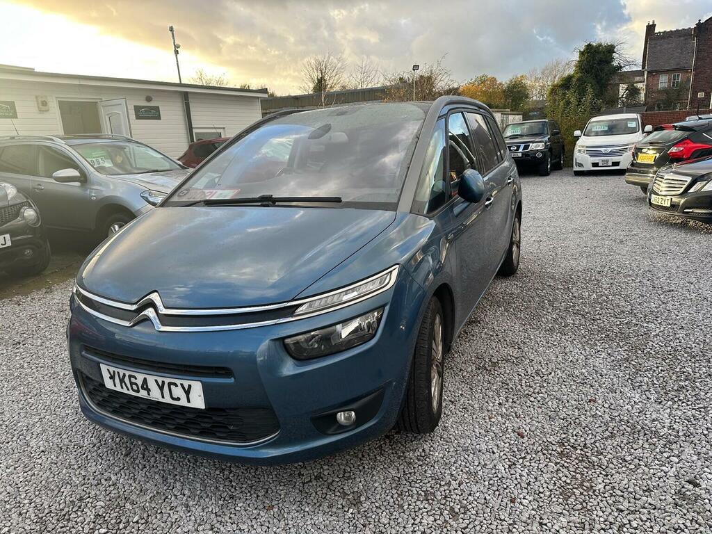 Citroen Grand C4 SpaceTourer Mpv 1.6 E-hdi Airdream Exclusive Etg6 Euro 5 Ss YK64YCY Blue #2