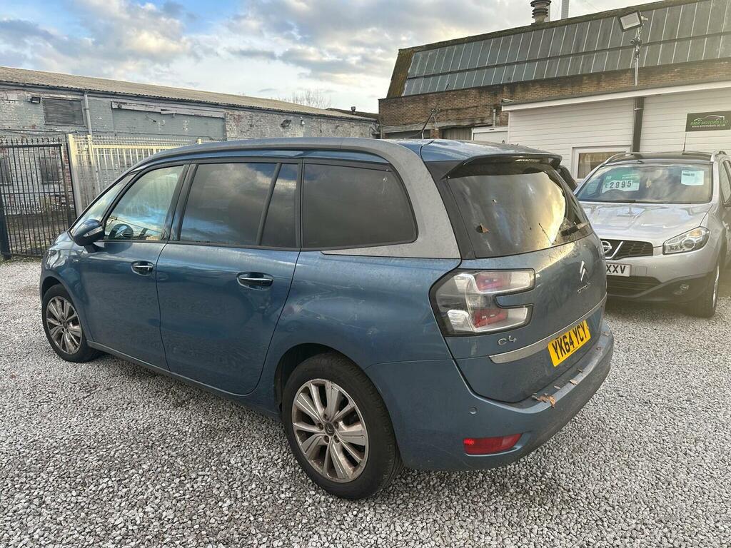 Citroen Grand C4 SpaceTourer Mpv 1.6 E-hdi Airdream Exclusive Etg6 Euro 5 Ss YK64YCY Blue #3