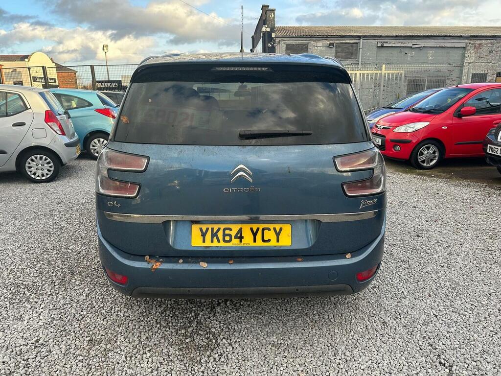 Citroen Grand C4 SpaceTourer Mpv 1.6 E-hdi Airdream Exclusive Etg6 Euro 5 Ss YK64YCY Blue #4