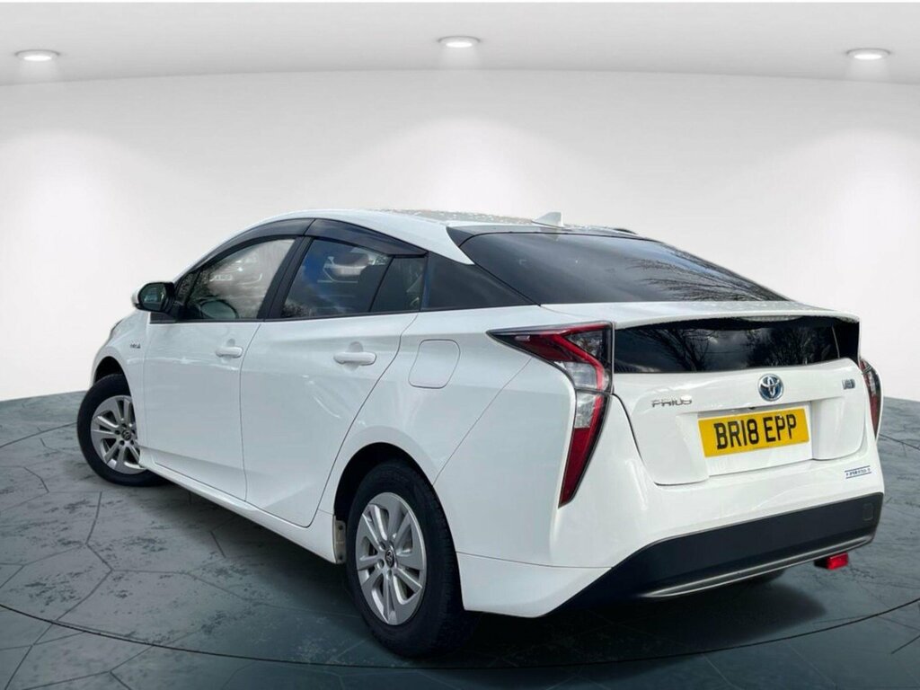 Toyota Prius 1.8 Vvti Excel Euro 6 Ss Cvt BR18EPP White #4