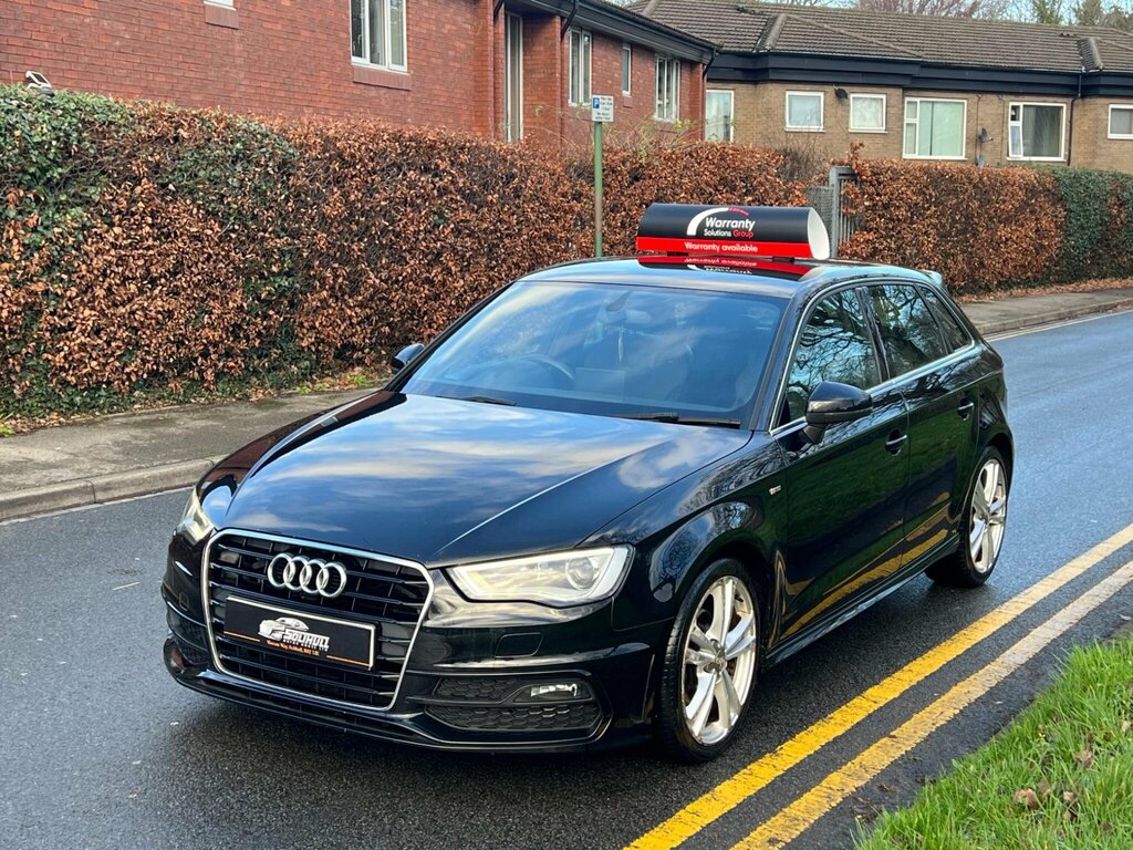 Audi A3 2.0 Tdi S Line Sportback Euro 6 Ss NA64BDO Black #4