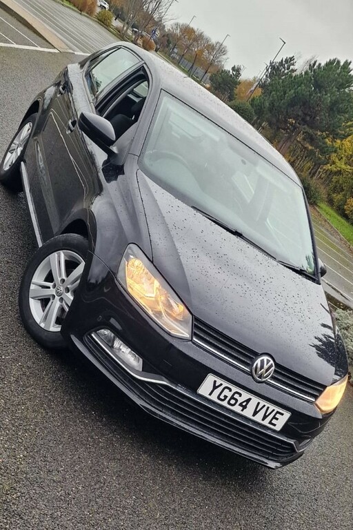 Volkswagen Polo 1.4 Tdi Bluemotion Tech Se 2014 YG64VVE Black #5