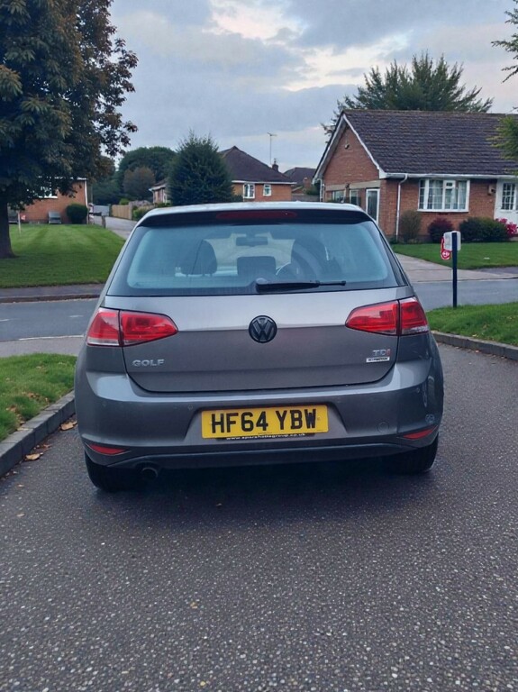 Volkswagen Golf 1.6 Tdi Bluemotion Tech Match 2014 HF64YBW Grey #3