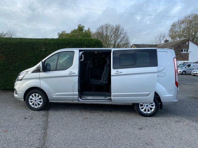 Ford Transit Custom 320 Limited L2 Lwb 6 Seat Dciv 2.0 Ecoblue 130Ps LC72BXW Silver #5