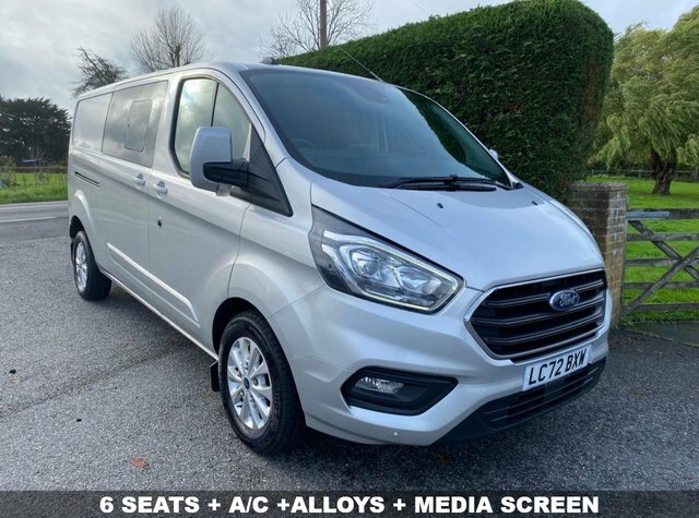 Ford Transit Custom 320 Limited L2 Lwb 6 Seat Dciv 2.0 Ecoblue 130Ps Silver