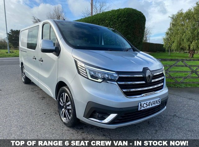 Renault Trafic Ll30 Extra Sport 6 Seat Double Cab Van L2 Lwb 2.0 Grey