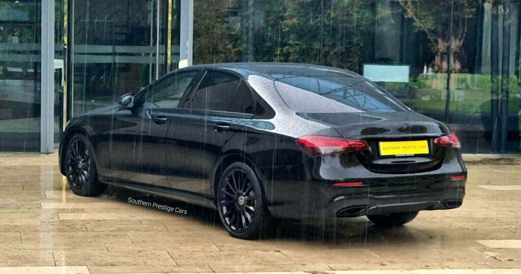 Mercedes-Benz E Class 2.0 E220d Amg Line Night Edition Premium Plus G- CV21RVR Black #3