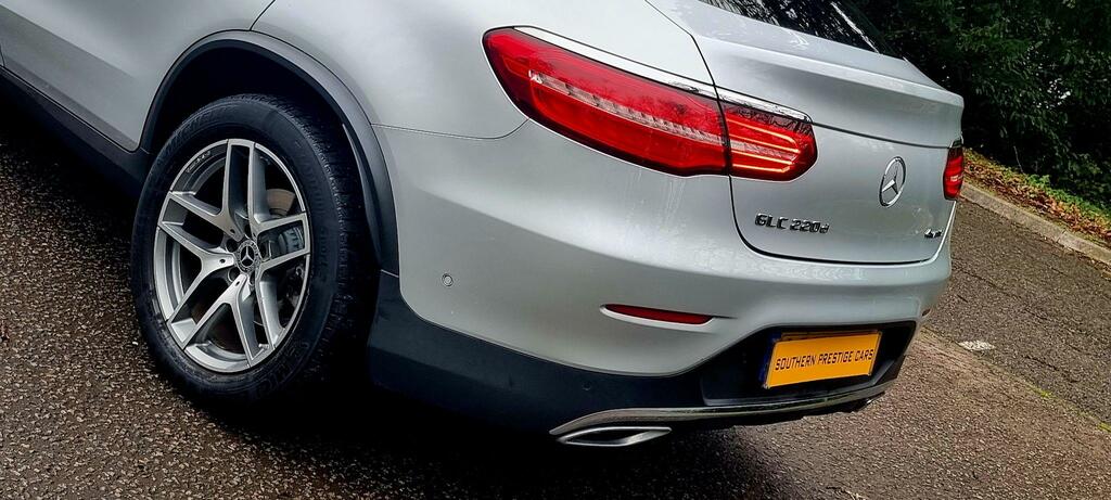 Mercedes-Benz GLC Class 2.1 Glc220d Amg Line Coupe G-tronic 4Matic Euro 6 LL17ULH Silver #5