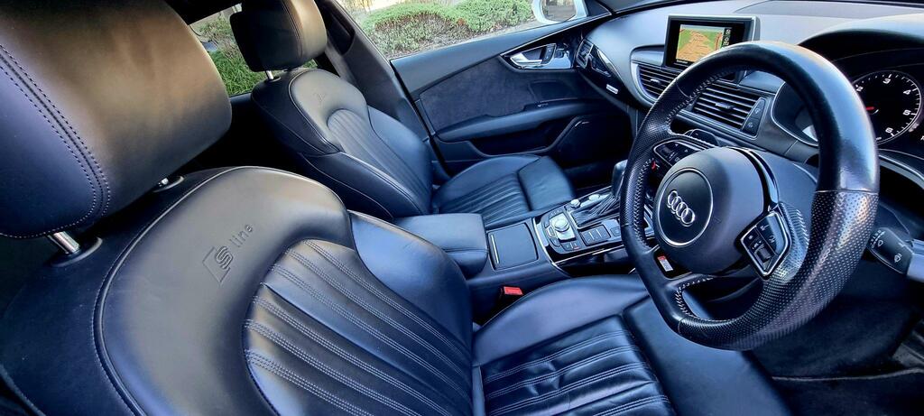 Audi A7 3.0 Tdi V6 Black Edition Sportback S Tronic Quattr SO66KNC White #5