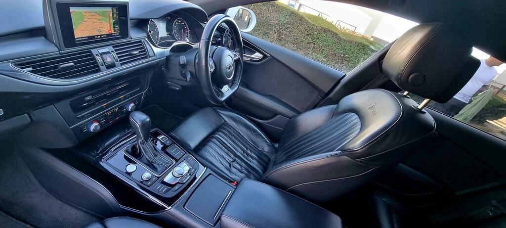 Audi A7 3.0 Tdi V6 Black Edition Sportback S Tronic Quattr SO66KNC White #4