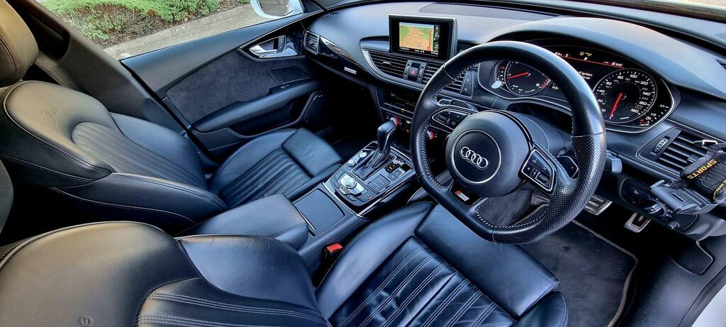 Audi A7 3.0 Tdi V6 Black Edition Sportback S Tronic Quattr SO66KNC White #2