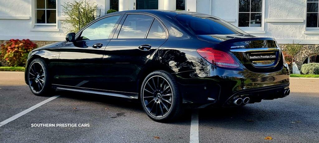 Mercedes-Benz C Class 3.0 C43 V6 Amg G-tronic 4Matic Euro 6 Ss MK19OJF Black #3