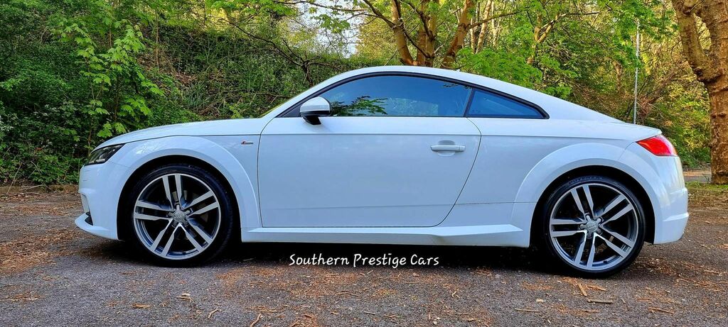 Audi TT 2.0 Tfsi S Line S Tronic Euro 6 Ss White #5