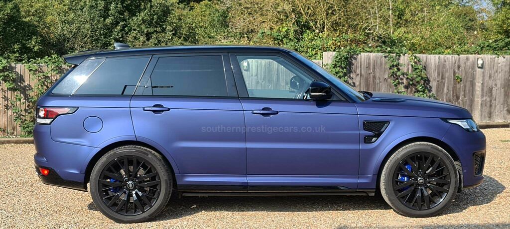 Land Rover Range Rover Sport 5.0 P575 V8 Svr 4Wd Euro 6 Ss Blue #4