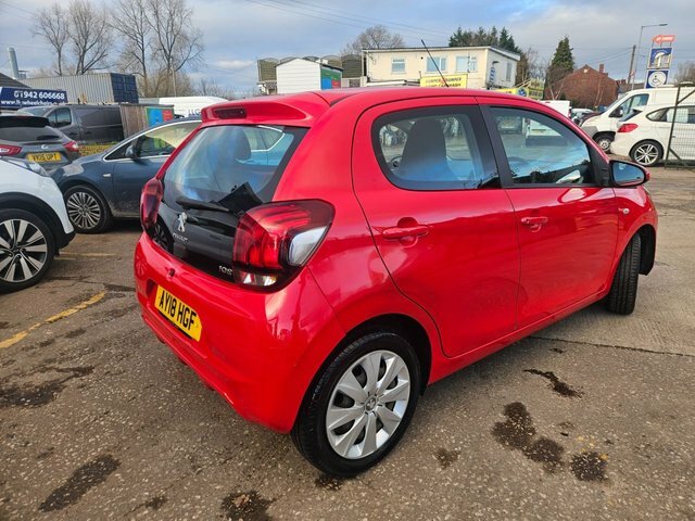 Peugeot 108 Active Hatchback AY18HGF Red #3