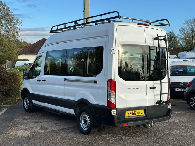 Ford Transit Custom Tdci 410 Hdt Minibus YF66MZJ White #4