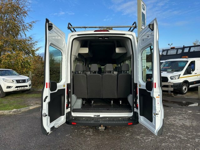 Ford Transit Custom Tdci 410 Hdt Minibus YF66MZJ White #6