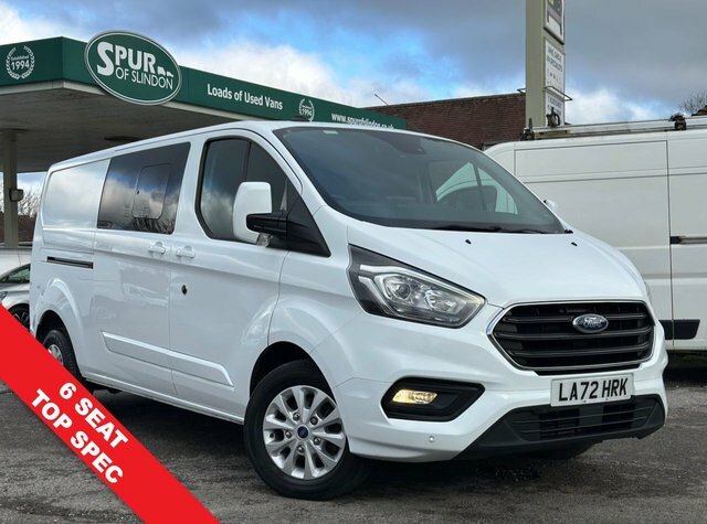 Ford Transit Custom 320 Ecoblue Limited Crew White