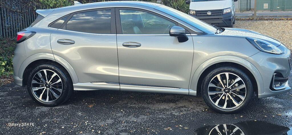 Ford Puma 1.0T Ecoboost Mhev St-line Vignale Dct Euro 6 Ss MV72BDO Silver #4
