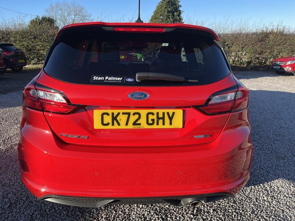Ford Fiesta 1.0T Ecoboost Mhev St-line Hatchback Hy CK72GHY Red #3