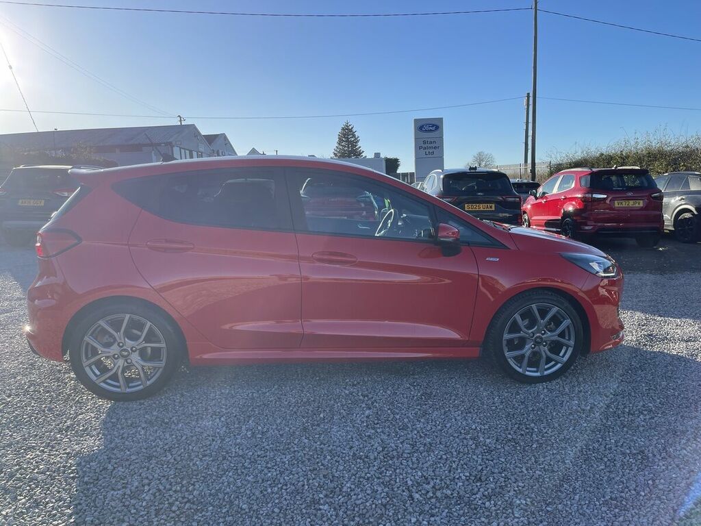 Ford Fiesta 1.0T Ecoboost Mhev St-line Hatchback Hy Red