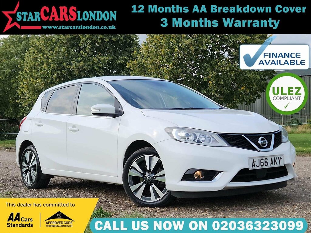 Nissan Pulsar 1.2 Dig-t N-tec Xtron Euro 6 Ss 201666 White