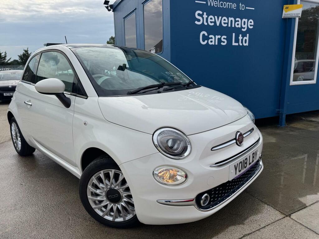 Fiat 500 Hatchback 1.2 Lounge Euro 6 Ss 201818 White