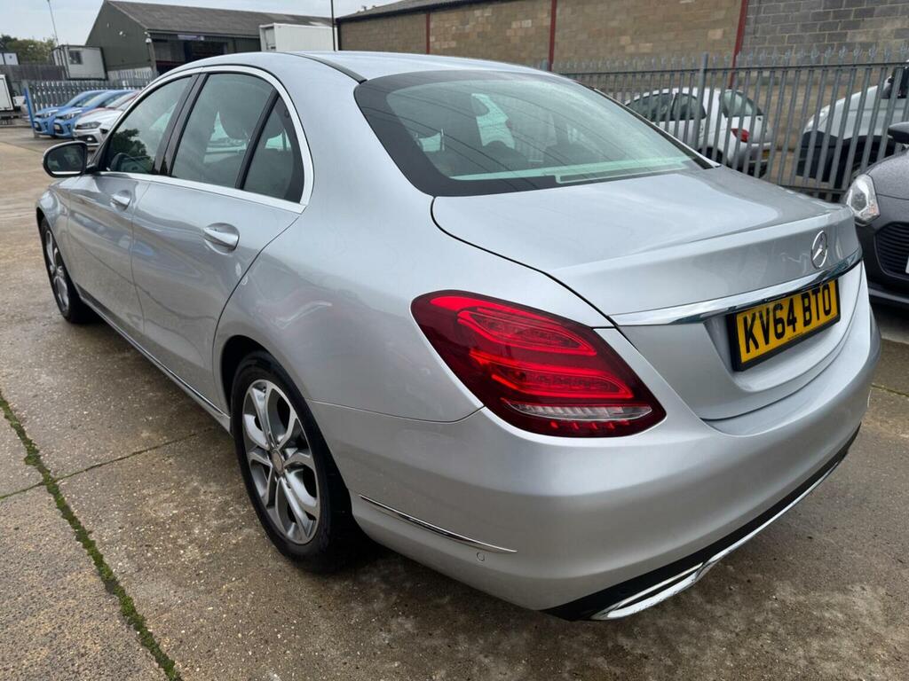 Mercedes-Benz C Class Saloon 2.0 C200 Sport 7G-tronic Euro 6 Ss KV64BTO Silver #6