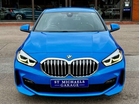 BMW 1 Series Hatchback GJ71HLA Blue #5