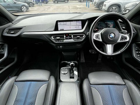 BMW 1 Series Hatchback GJ71HLA Blue #2