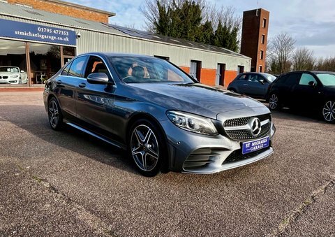 Mercedes-Benz C Class Saloon YG68VHR Grey #4
