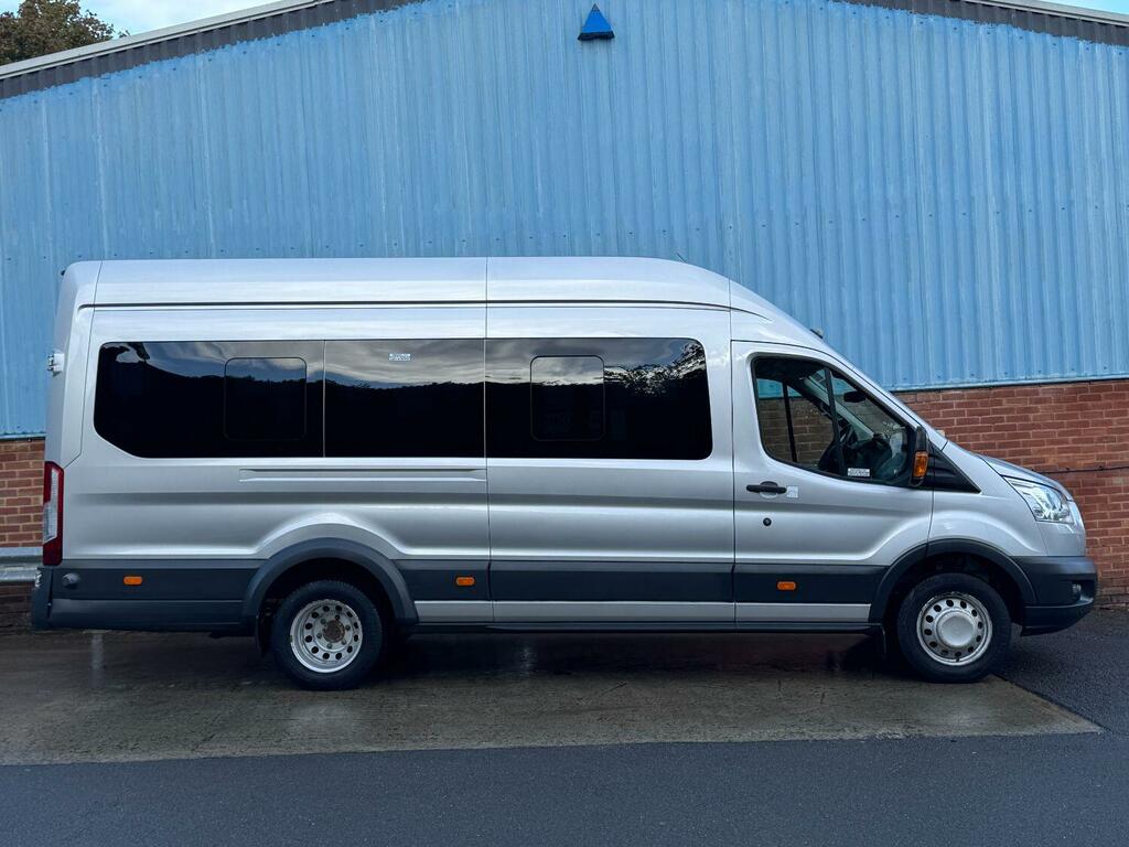 Ford Transit Custom Minibus 2.2 Tdci 460 Hdt Trend 2018 YS68AVG Silver #6