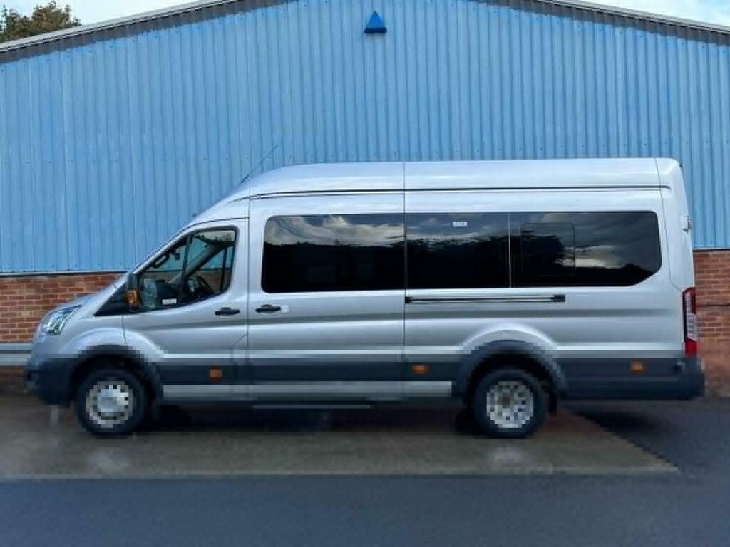 Ford Transit Custom Minibus 2.2 Tdci 460 Hdt Trend 2018 YS68AVG Silver #2